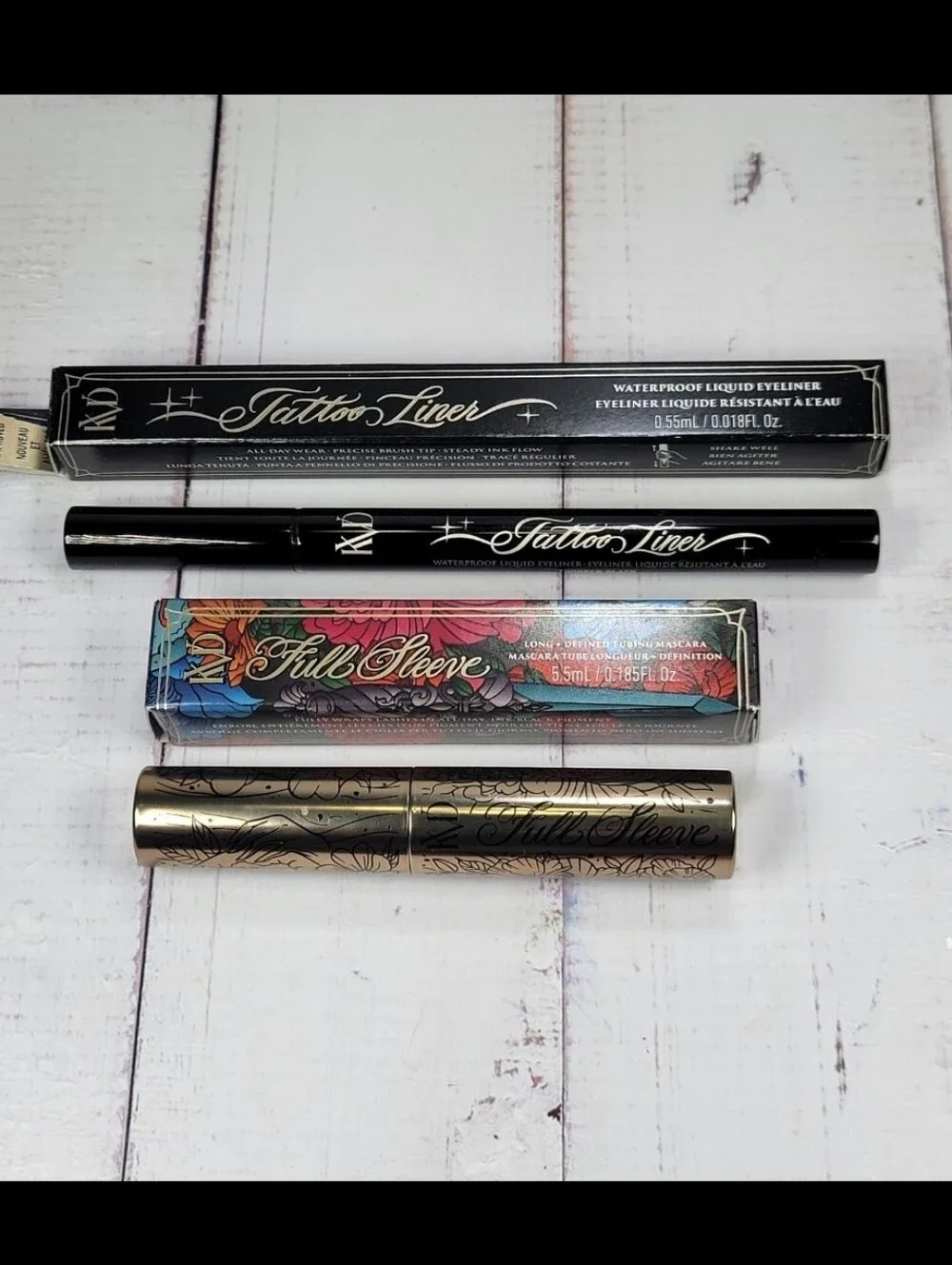 Kat Von D Tattoo Liquid Eye Liner & Full Sleeve Mascara Bundle BNIB